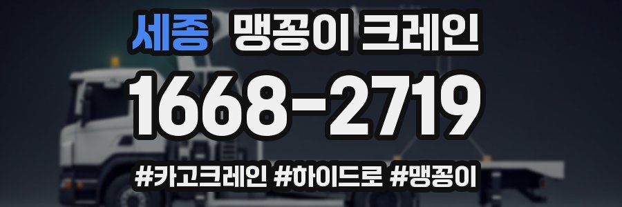 세종 맹꽁이 크레인