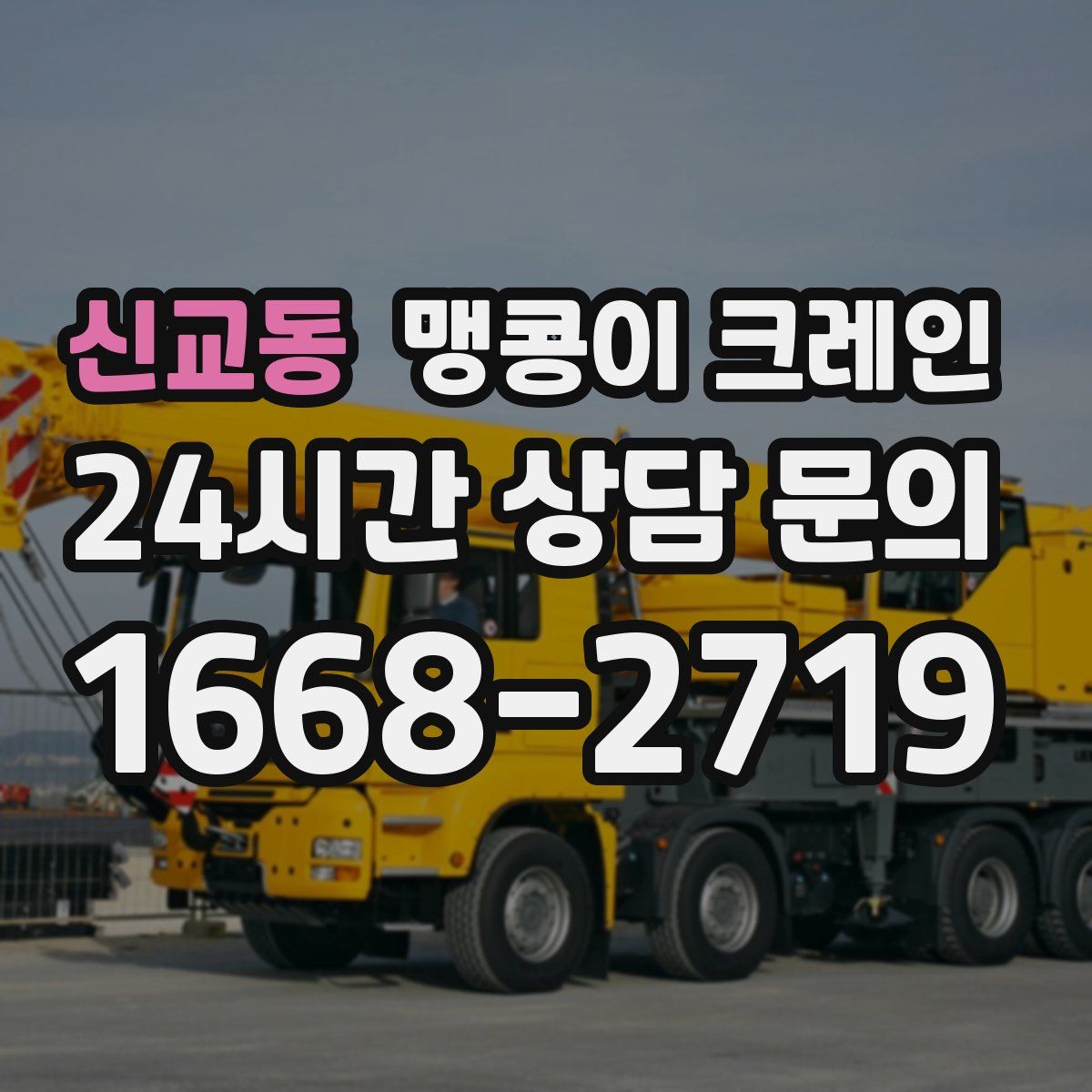 신교동 맹콩이 크레인