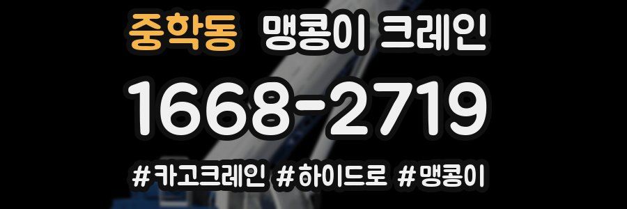 중학동 맹콩이 크레인