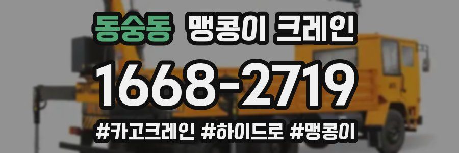 동숭동 맹콩이 크레인