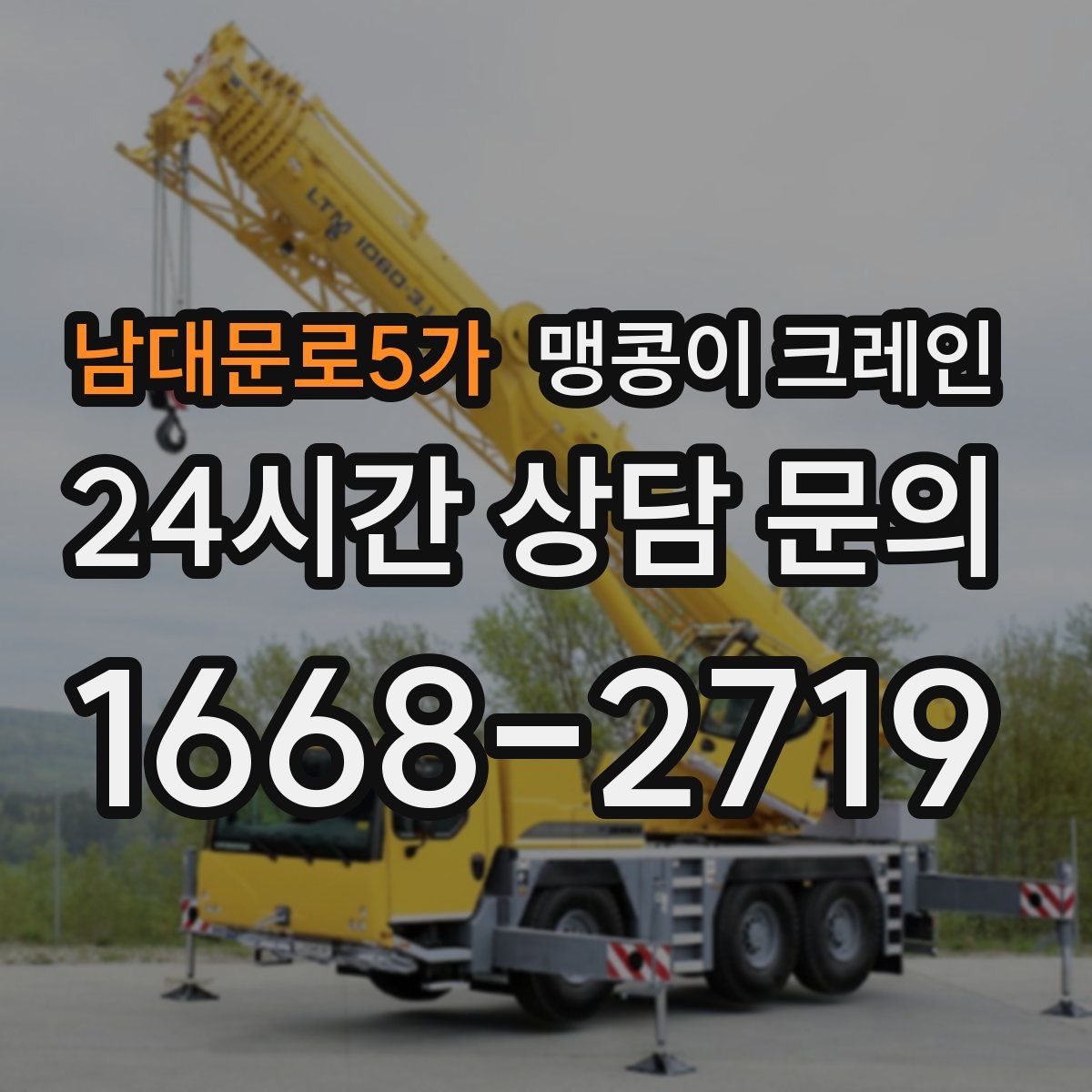 남대문로5가 맹콩이 크레인