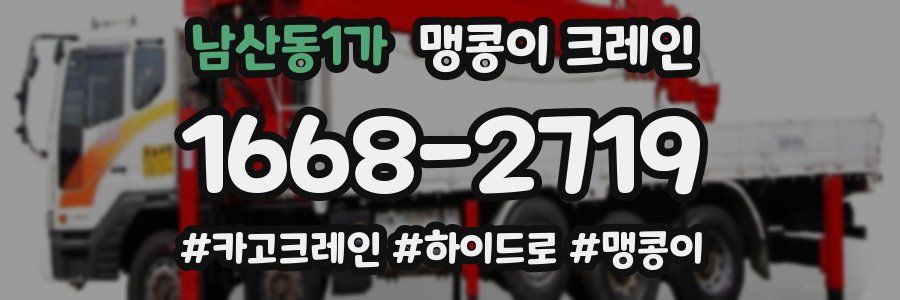 남산동1가 맹콩이 크레인
