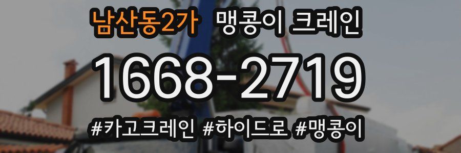 남산동2가 맹콩이 크레인