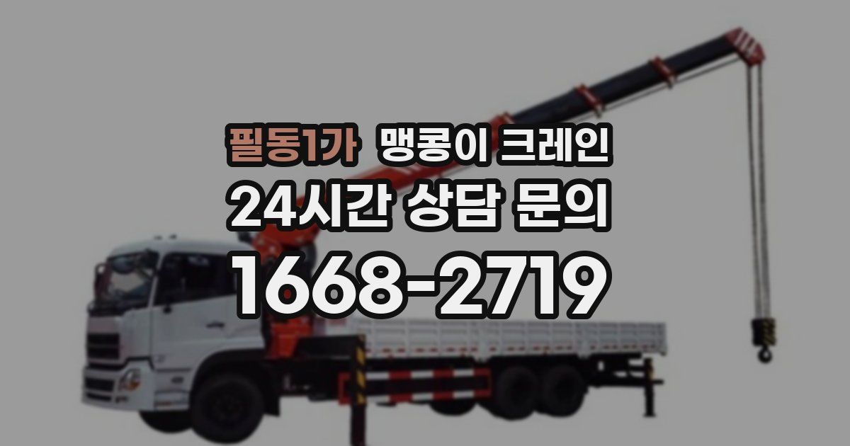 필동1가 맹콩이 크레인