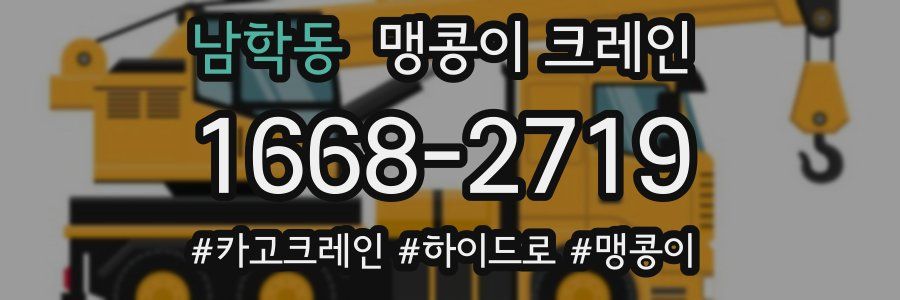 남학동 맹콩이 크레인