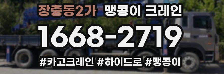 장충동2가 맹콩이 크레인
