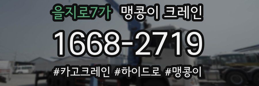 을지로7가 맹콩이 크레인