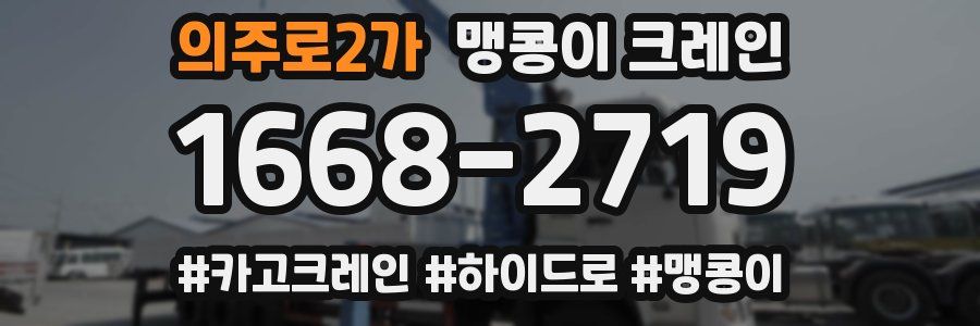 의주로2가 맹콩이 크레인