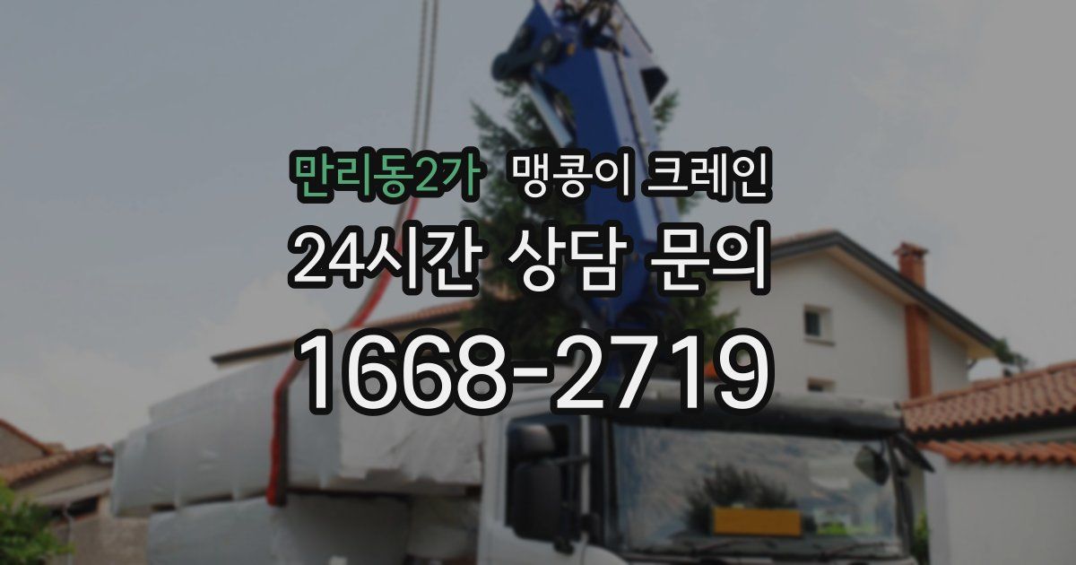 만리동2가 맹콩이 크레인