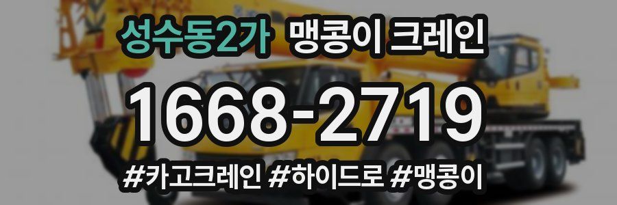 성수동2가 맹콩이 크레인
