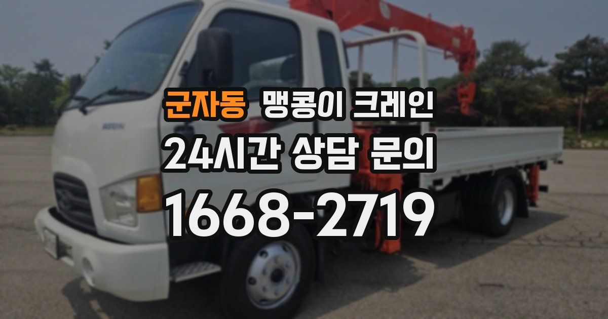 군자동 맹콩이 크레인