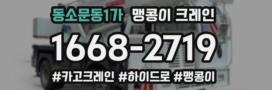 동소문동1가 맹콩이 크레인