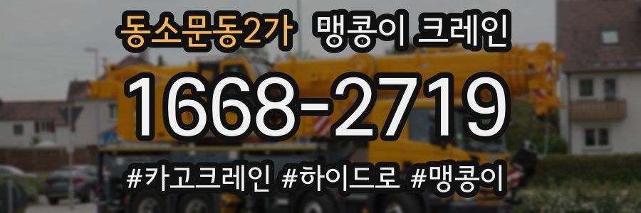 동소문동2가 맹콩이 크레인
