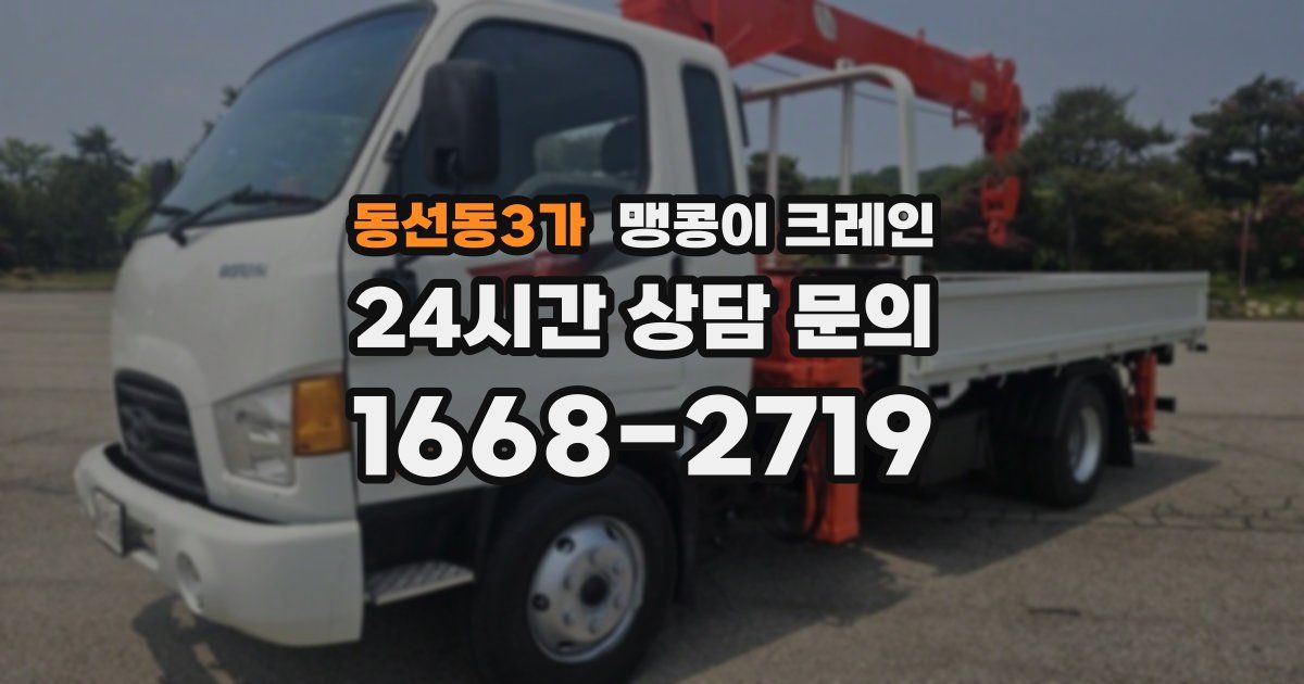 동선동3가 맹콩이 크레인