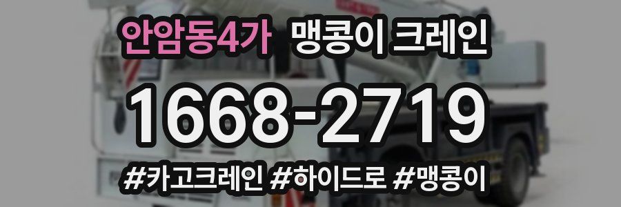 안암동4가 맹콩이 크레인