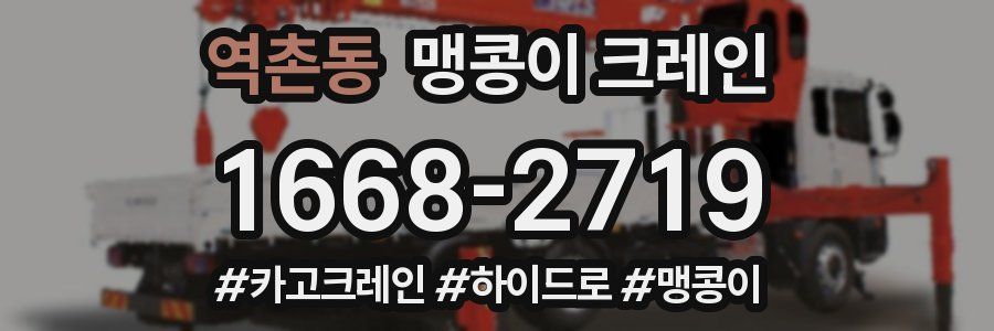 역촌동 맹콩이 크레인