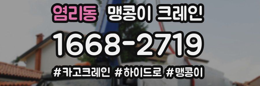 염리동 맹콩이 크레인
