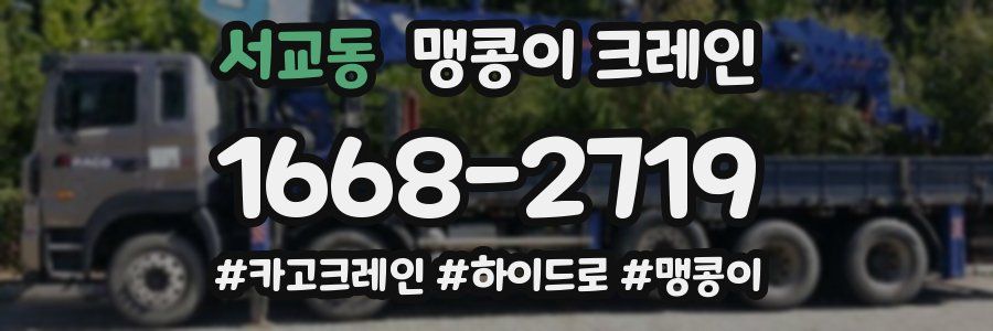 서교동 맹콩이 크레인