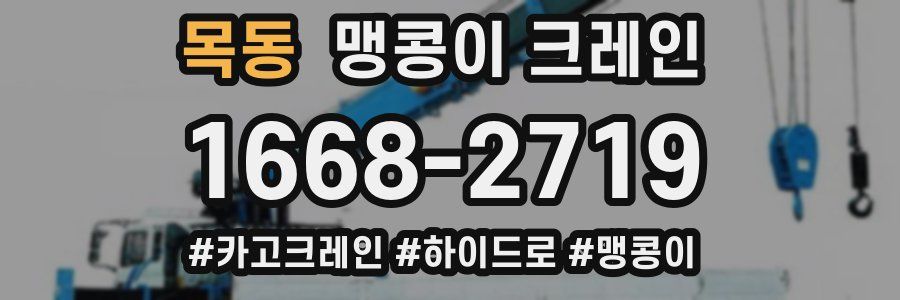 목동 맹콩이 크레인