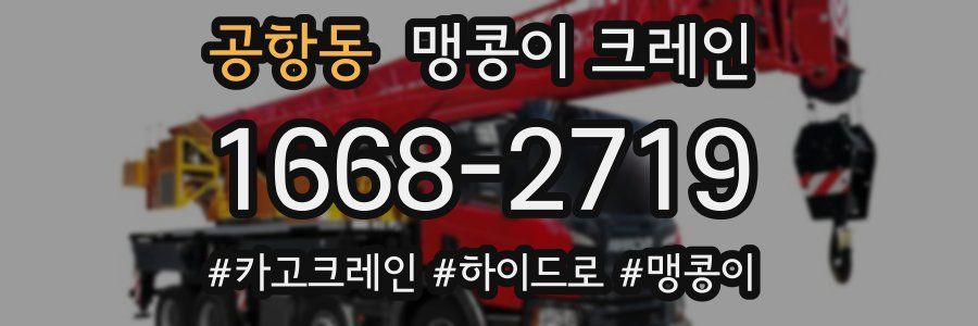 공항동 맹콩이 크레인