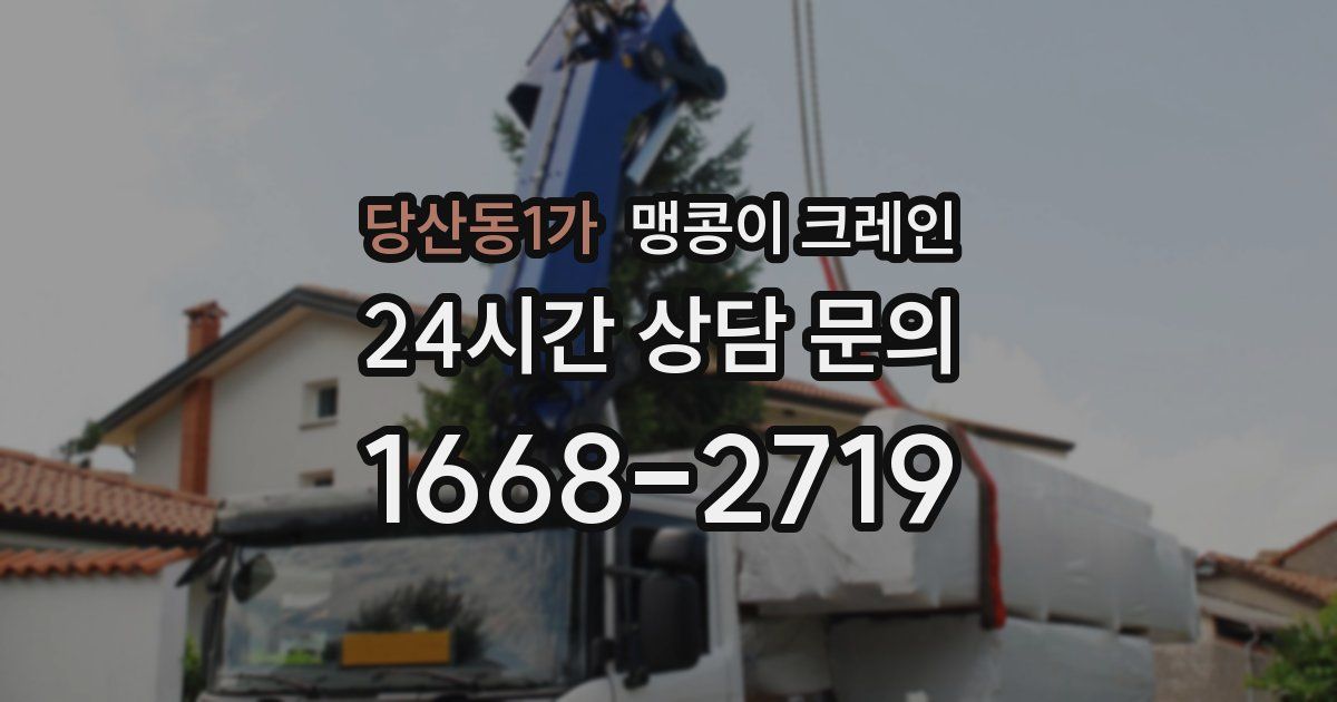 당산동1가 맹콩이 크레인