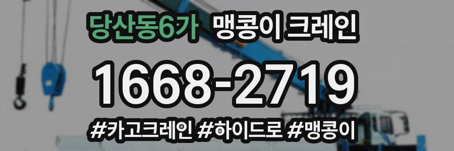 당산동6가 맹콩이 크레인