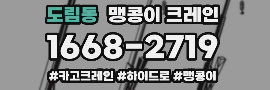 도림동 맹콩이 크레인