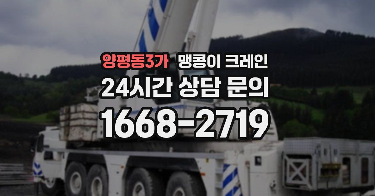 양평동3가 맹콩이 크레인