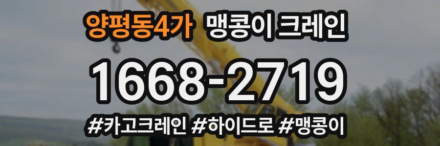 양평동4가 맹콩이 크레인