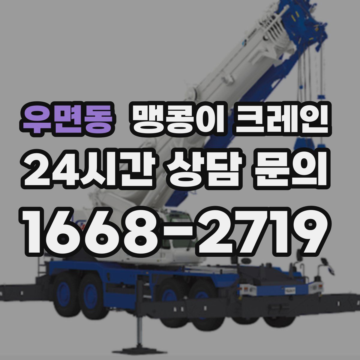 우면동 맹콩이 크레인