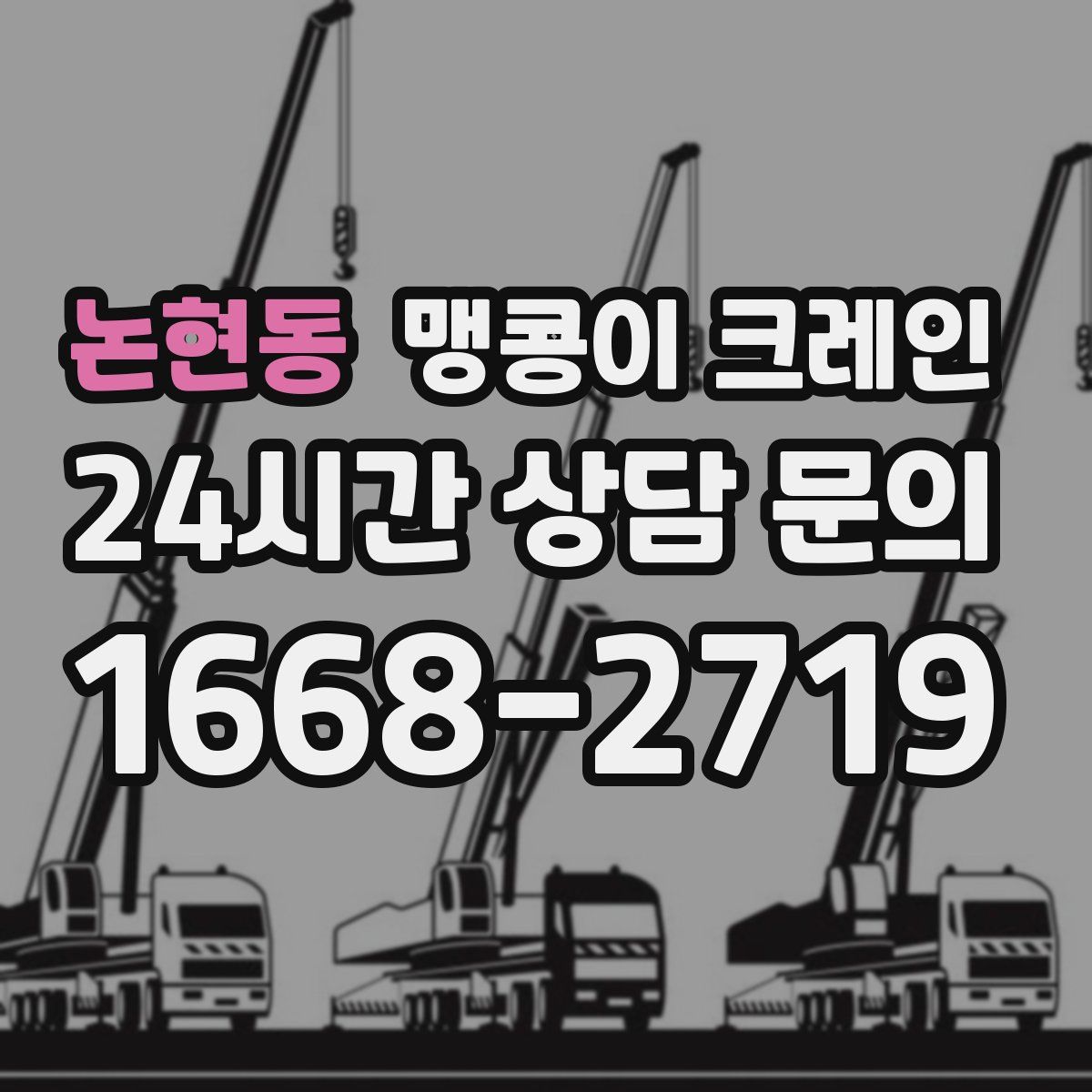논현동 맹콩이 크레인