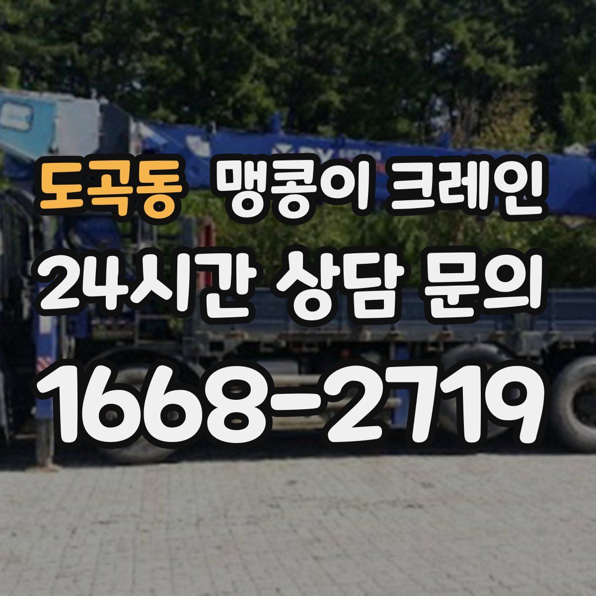 도곡동 맹콩이 크레인