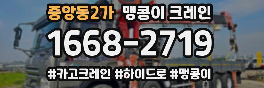 중앙동2가 맹콩이 크레인