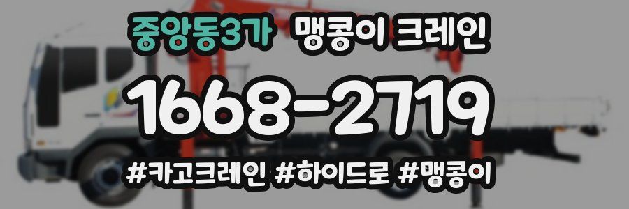 중앙동3가 맹콩이 크레인