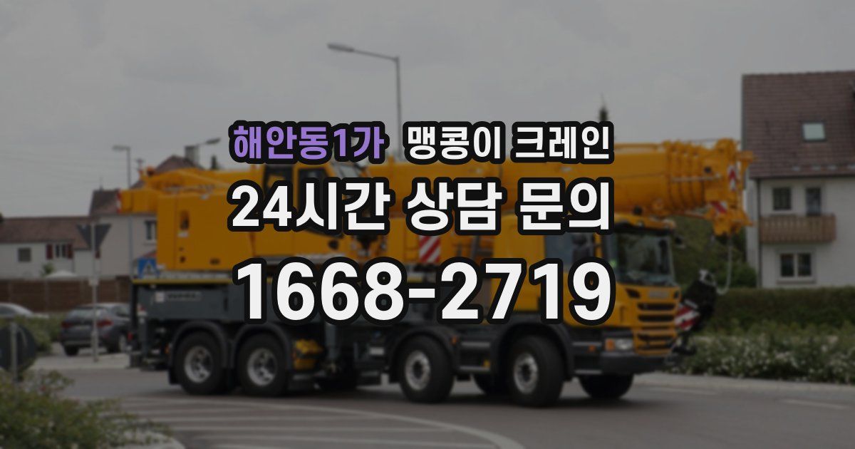 해안동1가 맹콩이 크레인