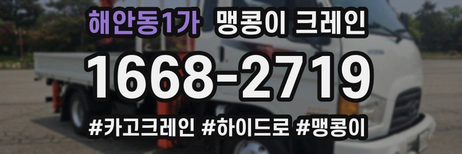 해안동1가 맹콩이 크레인