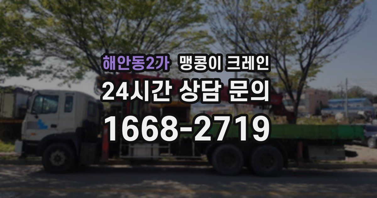 해안동2가 맹콩이 크레인