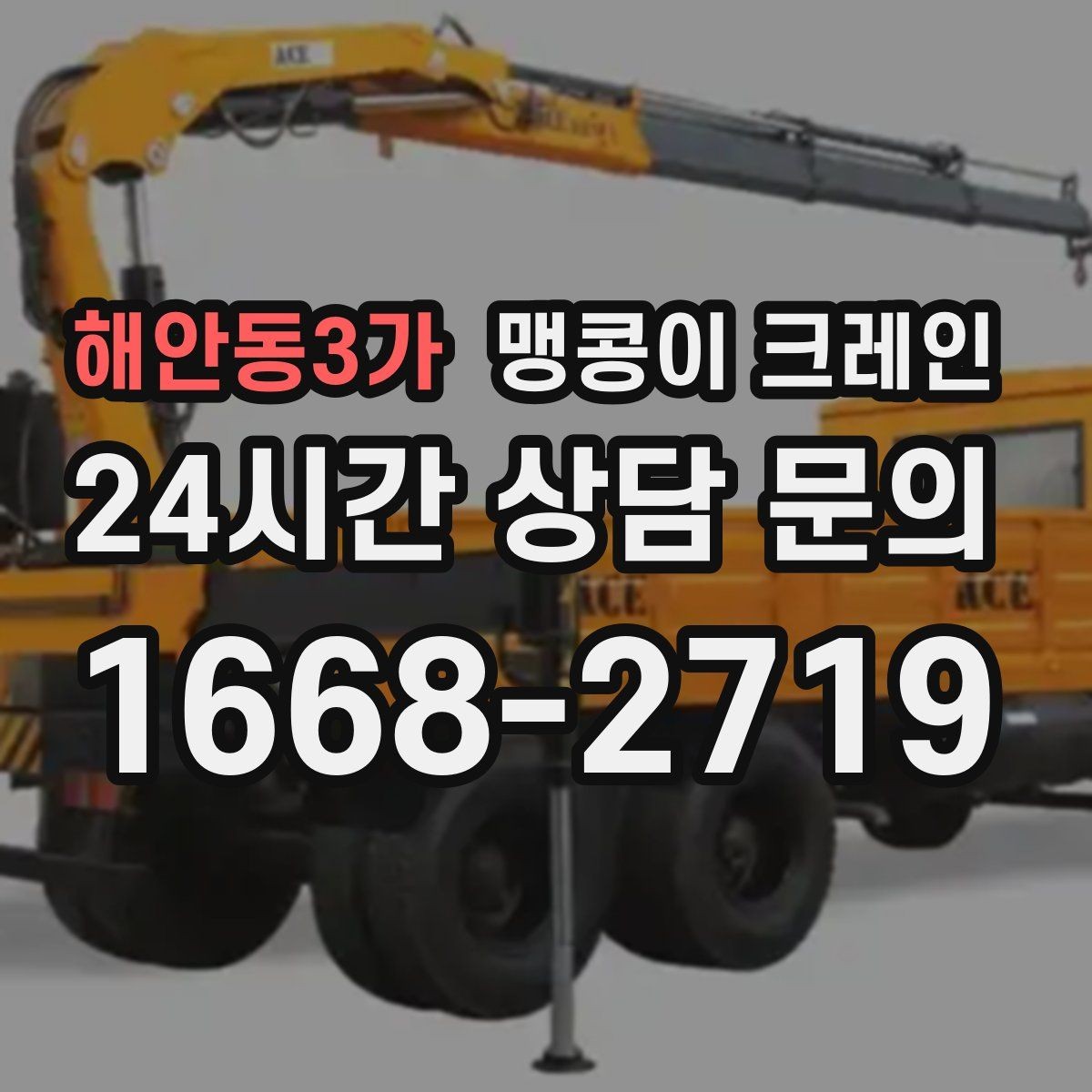 해안동3가 맹콩이 크레인 컨테이너 내부 장비 반입에 적합한 이유