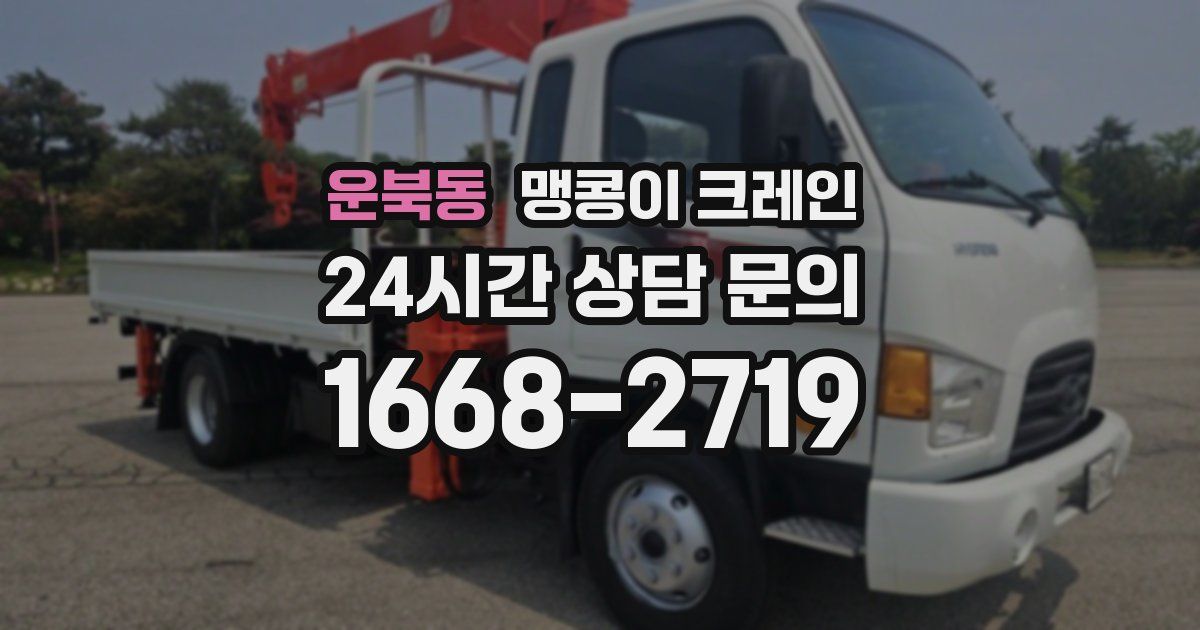 운북동 맹콩이 크레인