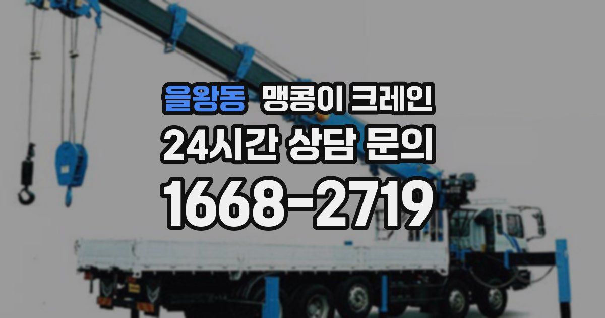 을왕동 맹콩이 크레인