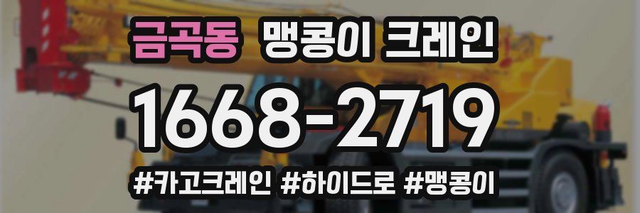 금곡동 맹콩이 크레인