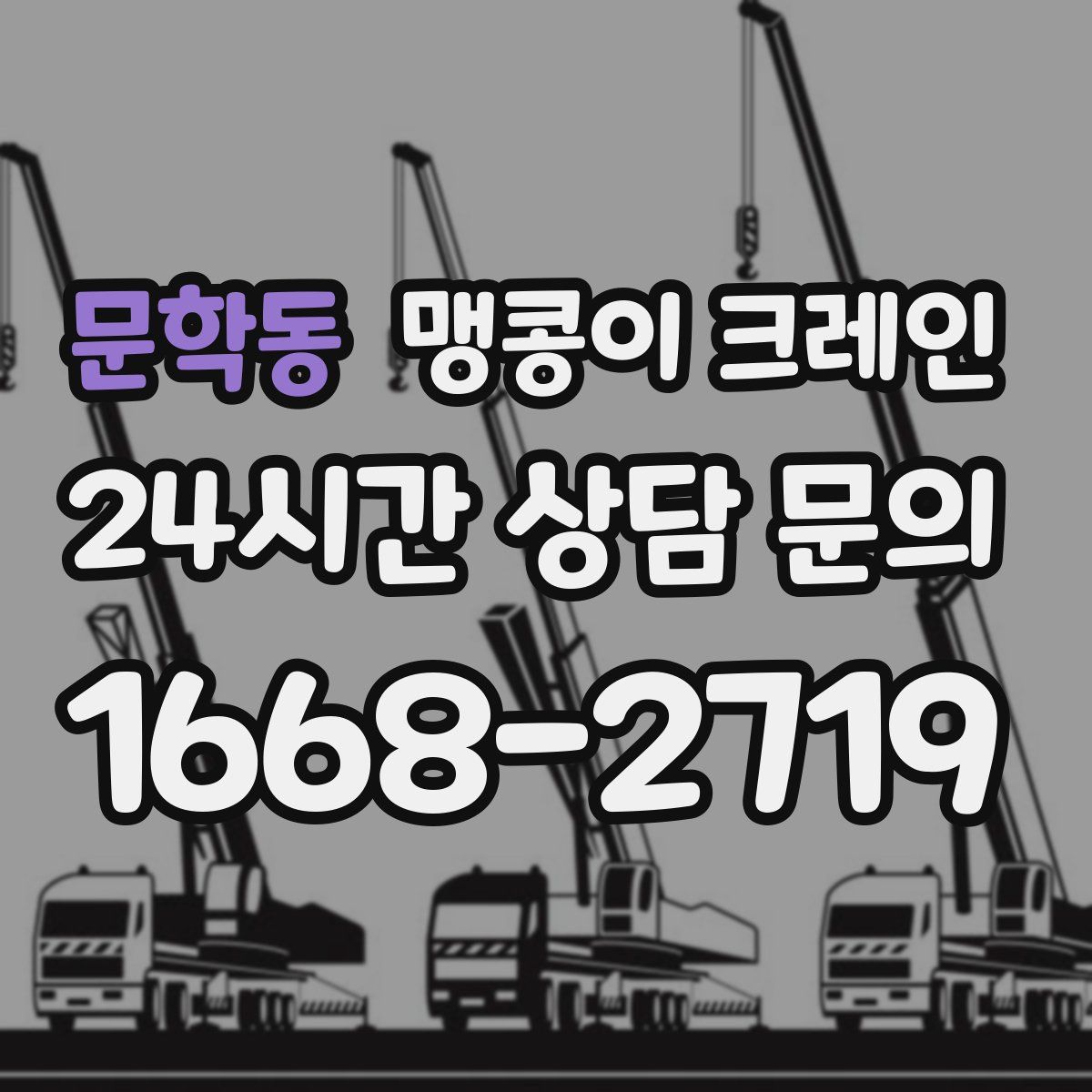 문학동 맹콩이 크레인