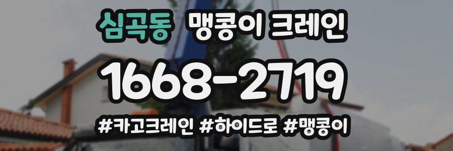 심곡동 맹콩이 크레인
