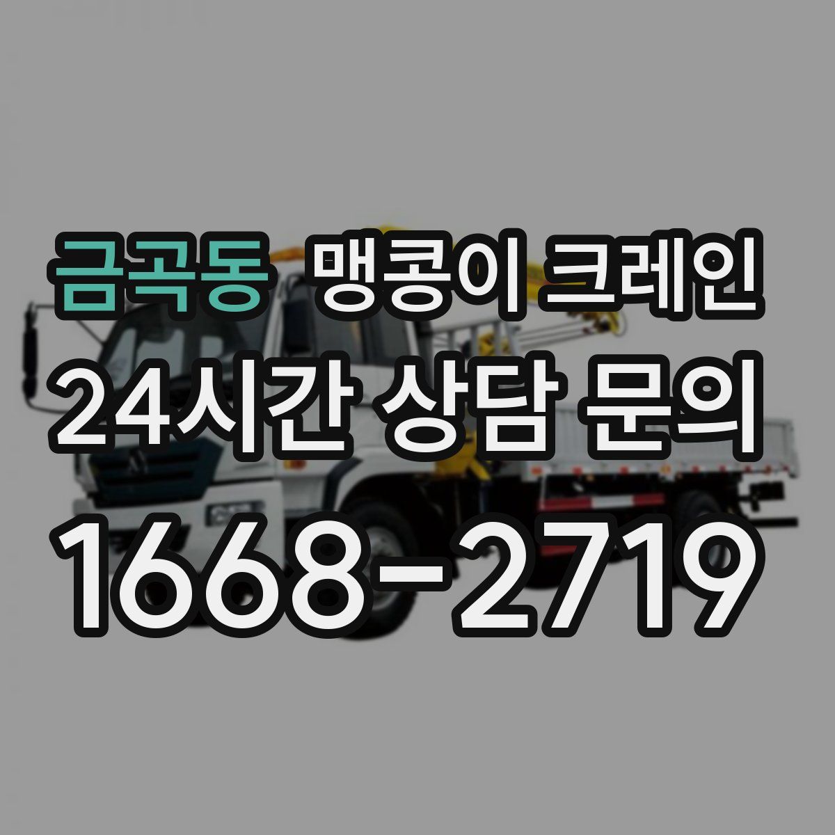 금곡동 맹콩이 크레인