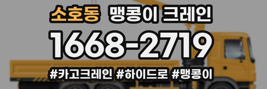 소호동 맹콩이 크레인