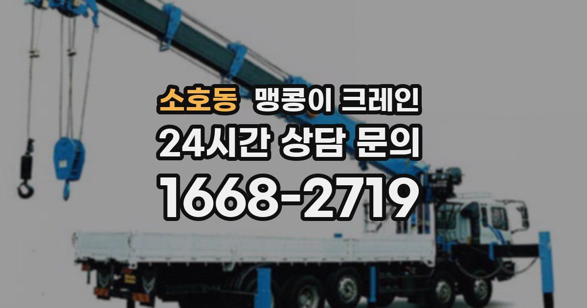 소호동 맹콩이 크레인