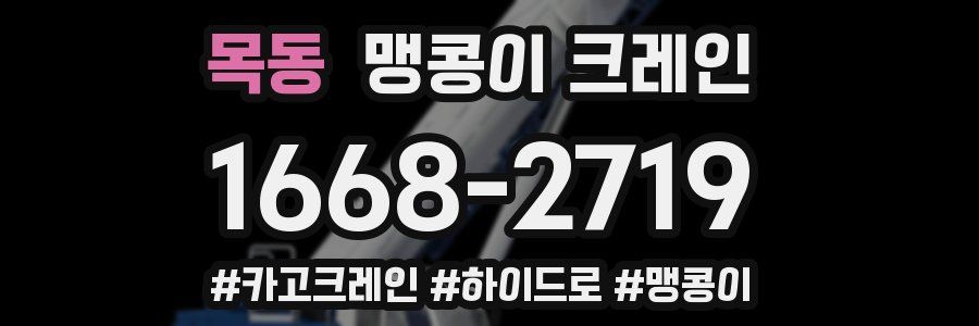 목동 맹콩이 크레인