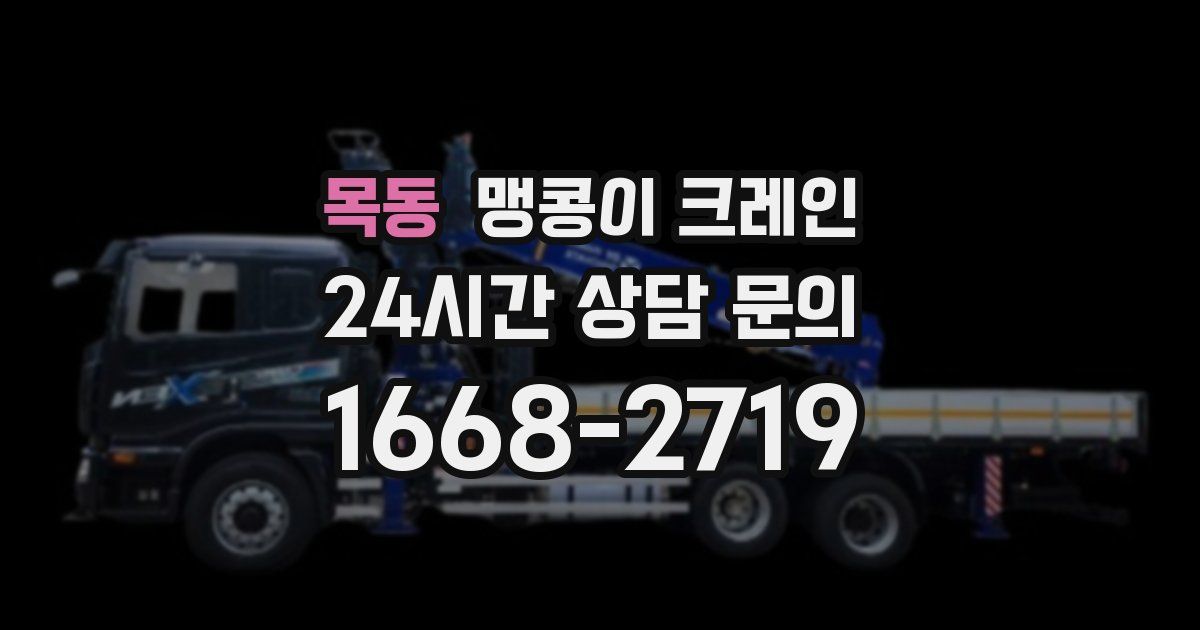 목동 맹콩이 크레인