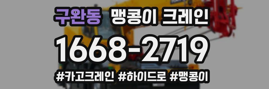 구완동 맹콩이 크레인