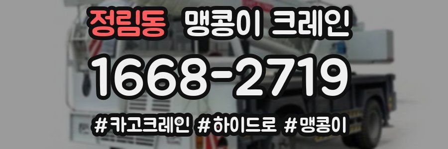 정림동 맹콩이 크레인